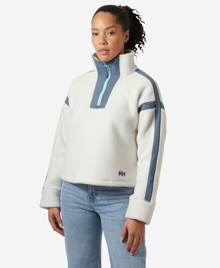 w imperial pile zip pullover