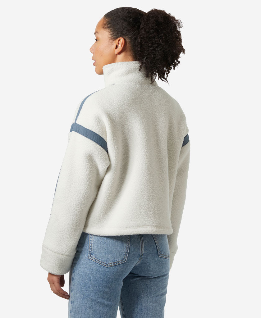 w imperial pile zip pullover